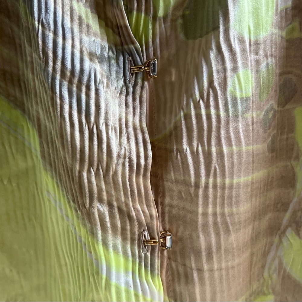 Roberto Cavali Silk Button Down Top Y2k - image 3